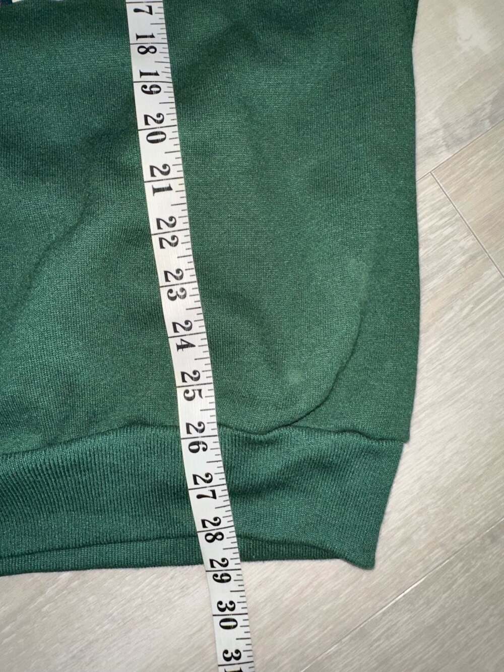 Jerzees Schoolhouse Crewneck Sweatshirt Size XL Green Embroidered ABC 123 - Picture 5 of 6